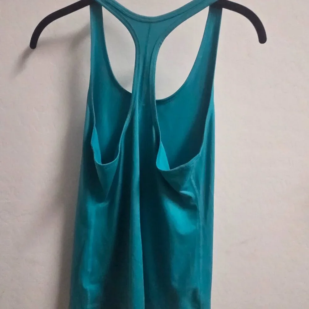 Teal Nike Dri-Fit Tank top-Woman's Small-Athletic‎ Wear-Fitted Trendy
